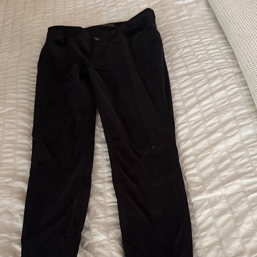 Talbots Women’s Black Velvet Pants. Perfect For The Holidays